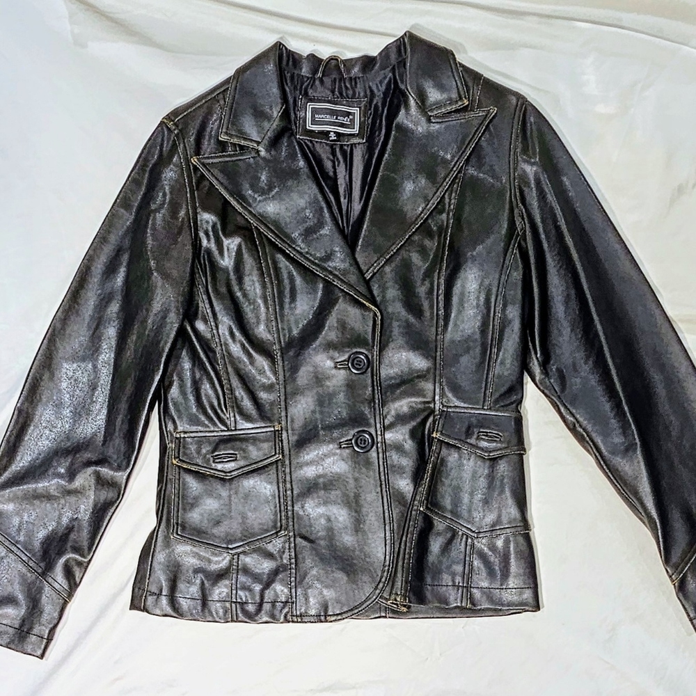 Marelle Renée Vegan Leather Jacket